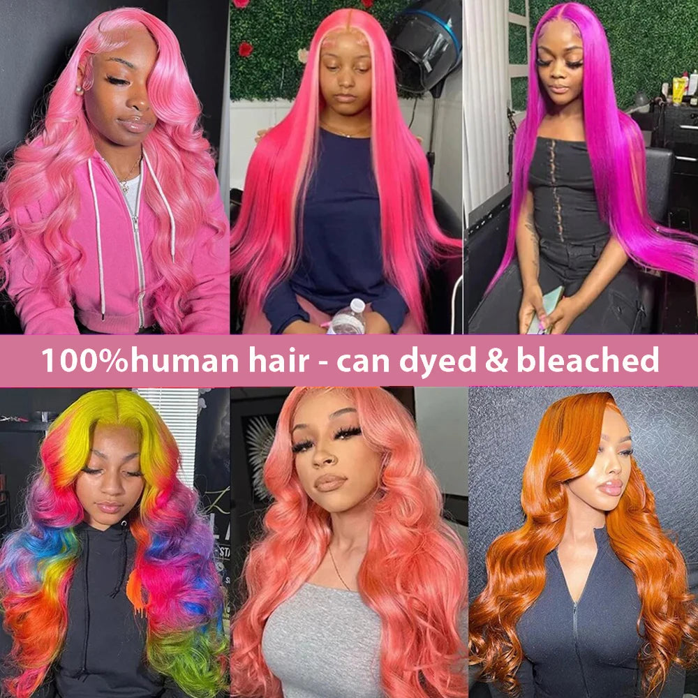Body Wave Blonde 613 HD 13x6 Lace Frontal Wigs Brazilian 36 40 Inch 13x4 Colored Lace Front Human Hair Wigs For Women Preplucked