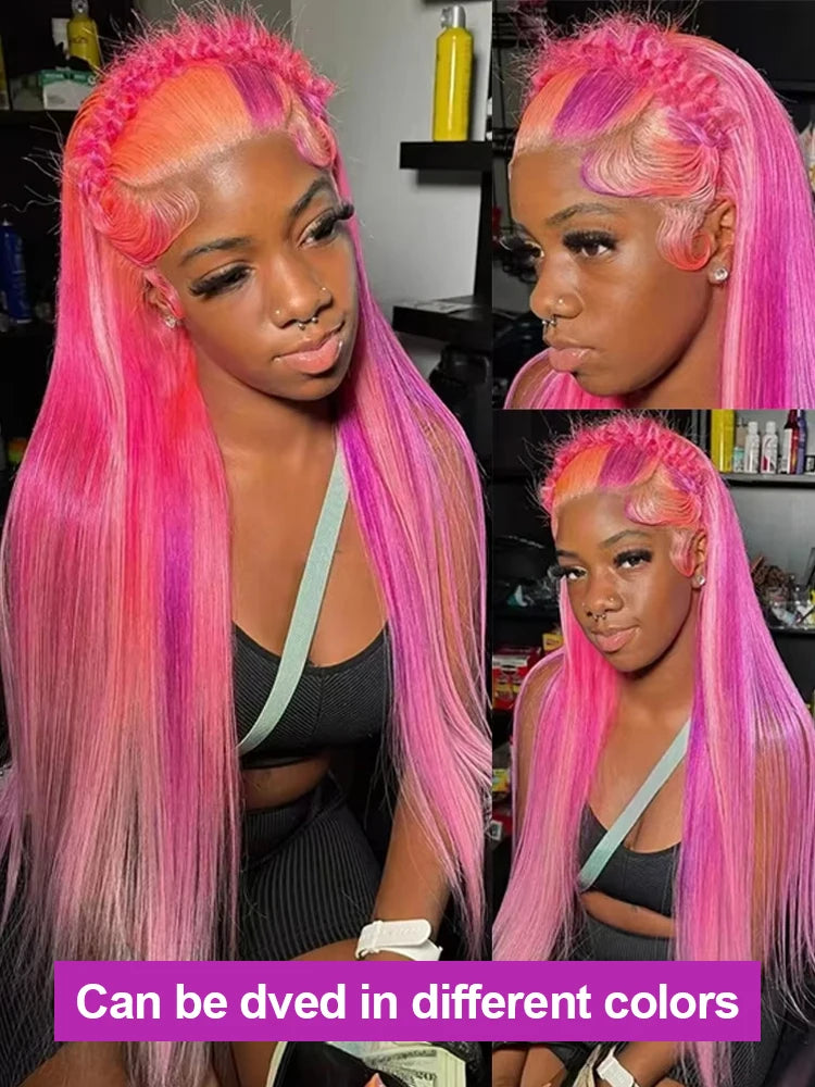 HD Transparent 613 Blonde Straight 200 Density 13x4 13x6 Lace Front Human Hair Wigs For Women Brazilian Full Lace Frontal Wig
