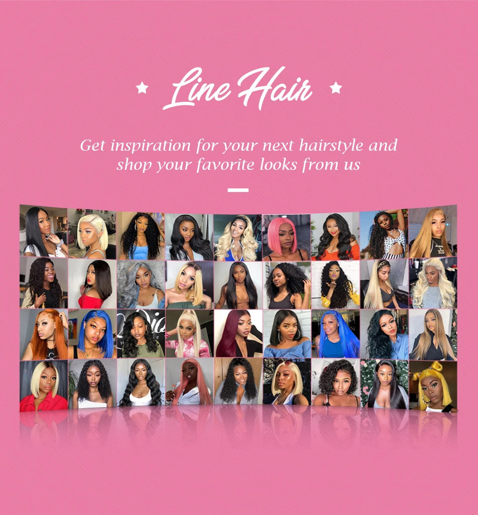 Straight 13x6 HD Transparent Lace Front Human Hair Wigs