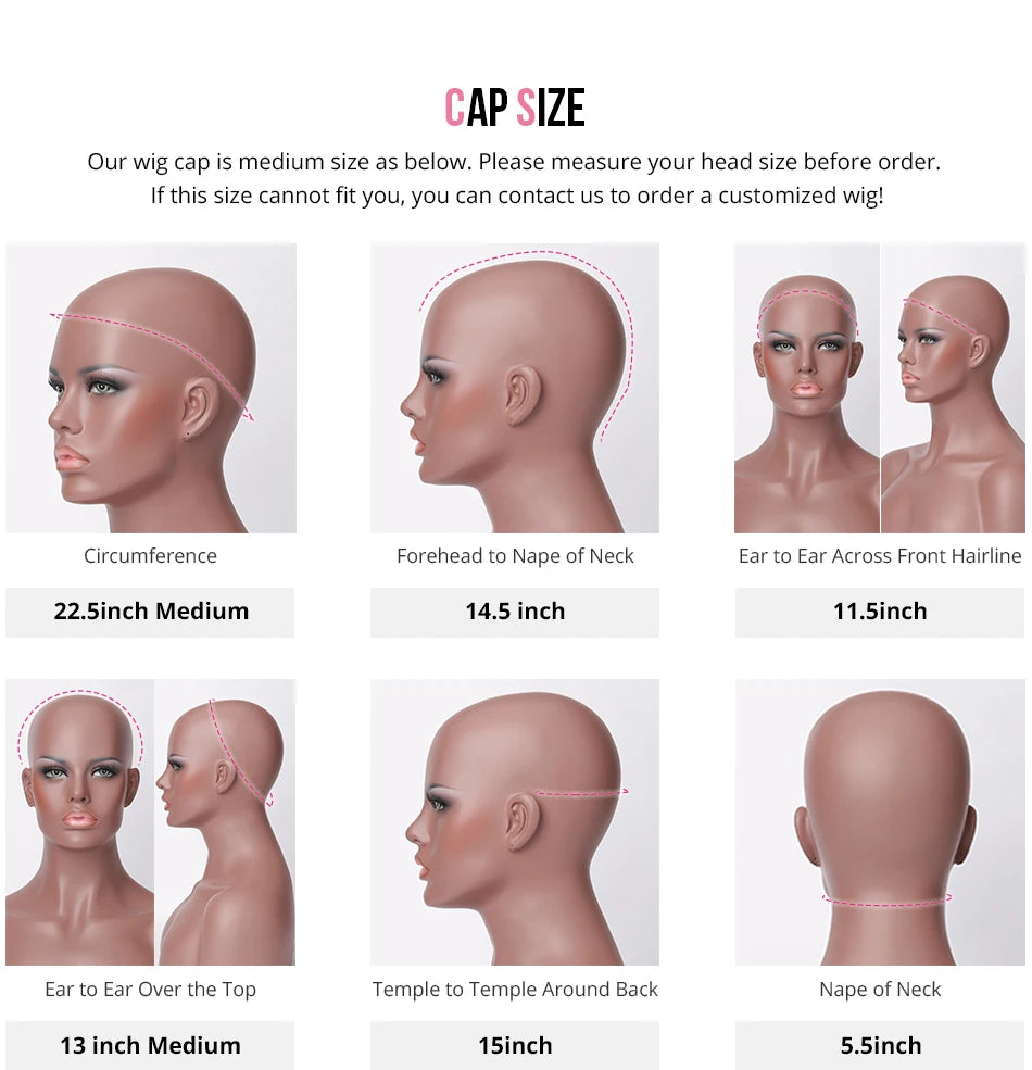 Straight 13x6 HD Transparent Lace Front Human Hair Wigs