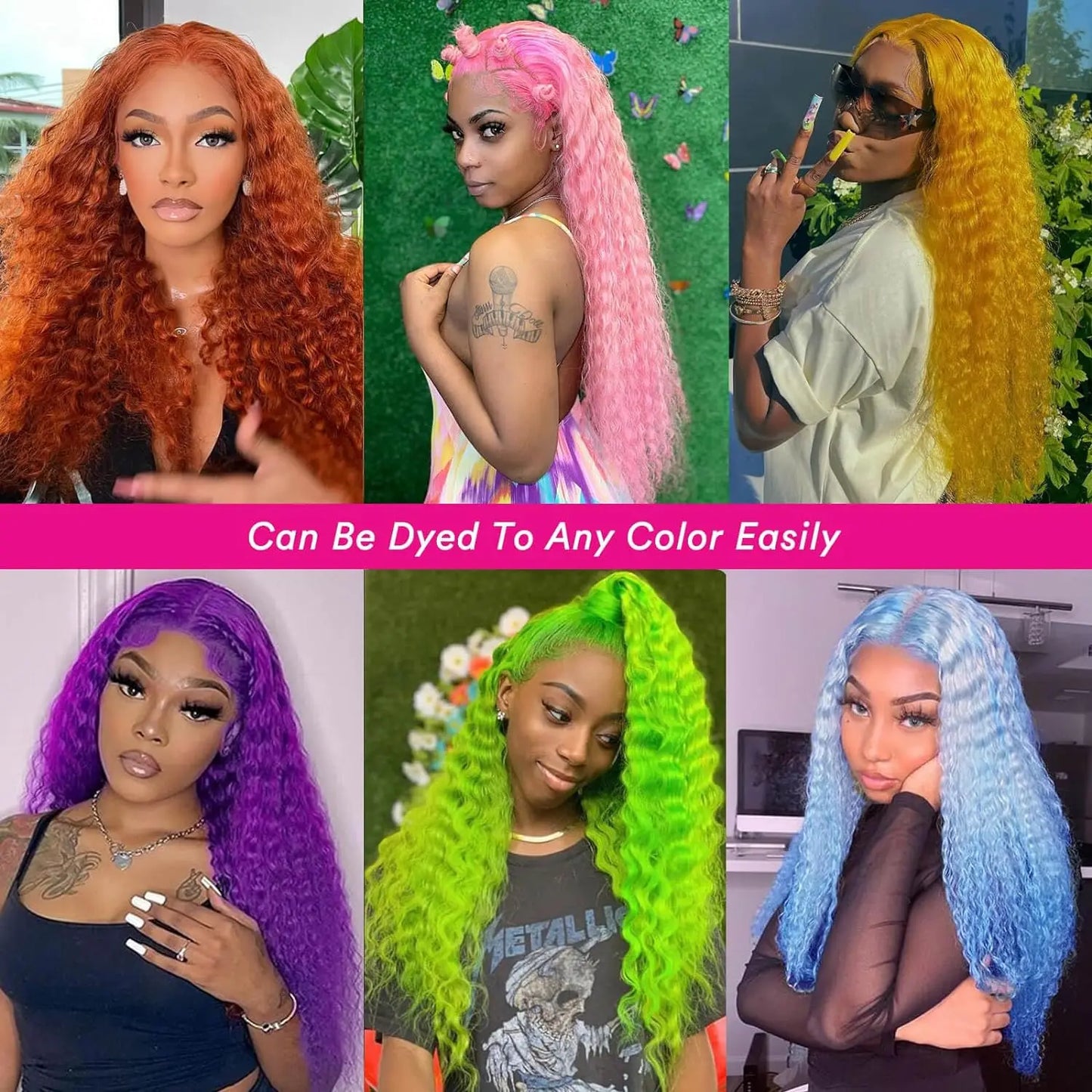 613 Honey Blonde 13x6 Deep Wave Lace Front